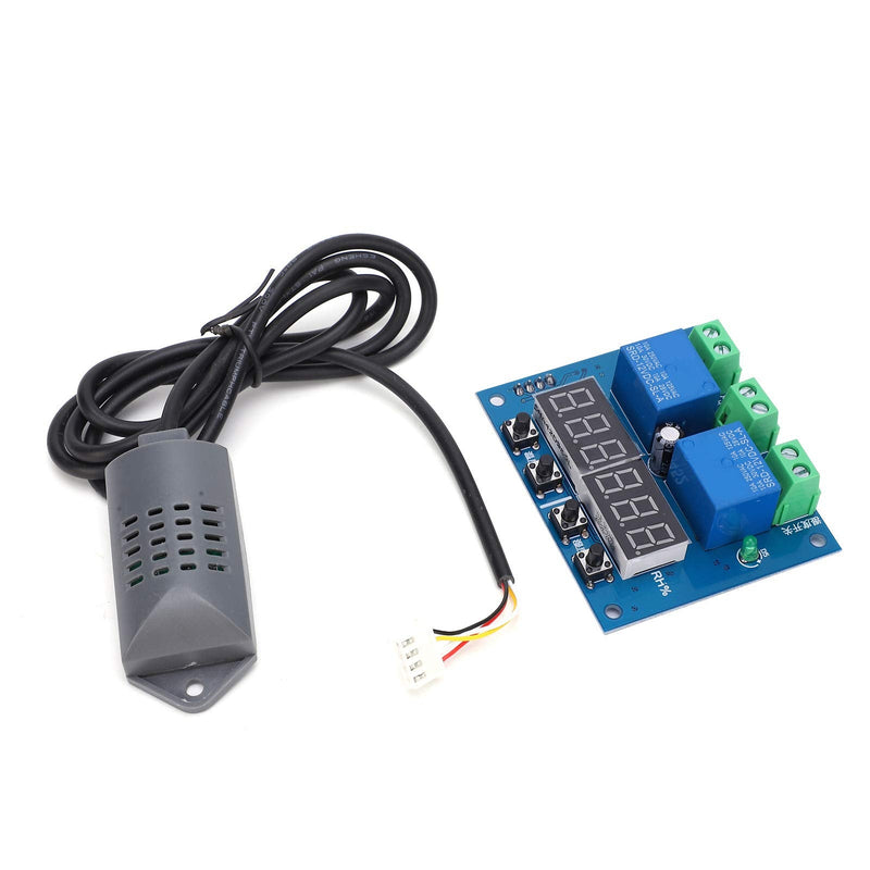 [Australia - AusPower] - XH M452 Humidity Controller Board Module for Humidifier Dehumidifier-Digital LED Display Automatic Temperature Control Thermostat Controller with Precision Sensor 