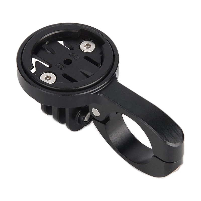 [Australia - AusPower] - GPS Computer Mount for Aero Bars, TT Bars, or Tri Bars for Road and Triathlon Bikes Compatible with Garmin, Wahoo, CatEye, and Bryton with GoPro Action Camera and Bike Light Attachment 