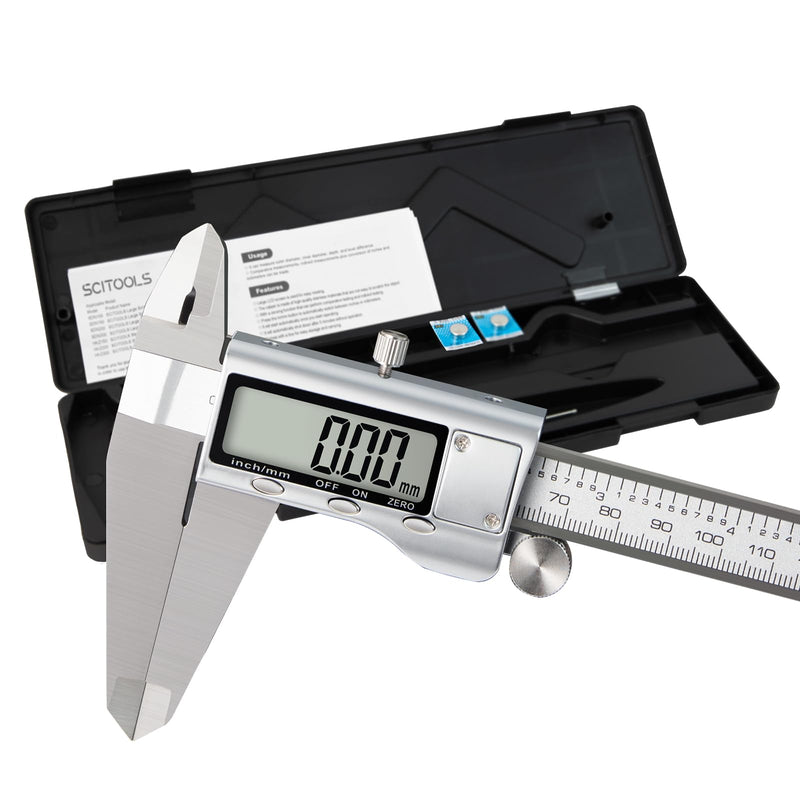 [Australia - AusPower] - All-Metal Digital Caliper 0-12" Measuring Tool, Micrometer Caliper with Auto-Off Feature, Interchangeable Between inches and millimeters for DIY/Household and 3D Printing HKZ300 