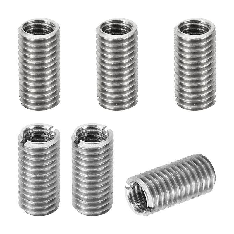 [Australia - AusPower] - PATIKIL Thread Adapters Sleeve Reducing Nut, 6 Pcs M10*1.5 Male to M8*1.25 Female Repairing Insert Nut Screw Reducer Conversion Stainless Steel Fastener 20mm M8xM10x20mm 