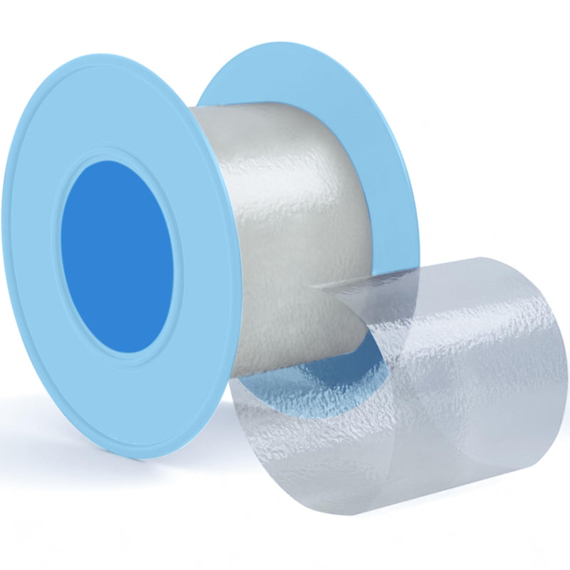 [Australia - AusPower] - Silicone Tape for Skin Medical Silicone Tape Silicone Skin Tape Soft Silicone Tape Hypoallergenic Tape for Sensitive Skin Pain-Free Removal Tape Secures Dressing 1” 2" Wide (1.5ydx1.0in) 1.5ydx1.0in 