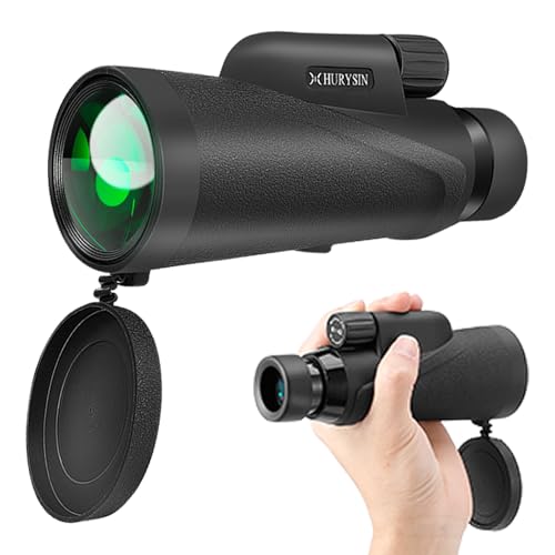 8x42 Monocular Telescope – Military-Grade, Compact, Waterproof & Fogproof, Nitrogen-Filled, FMC Green Coated Optics, BK7 Prism, Ideal for Bird Watching, Hunting, Camping & Wildlife Observation WPKHG-04