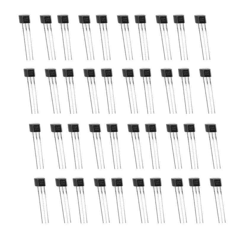 [Australia - AusPower] - 40PCS A3144 3144 Hall Effect Sensor Magnetic Detector 3Pins A3144 TO-92UA Hall Sensor for Arduino 40 