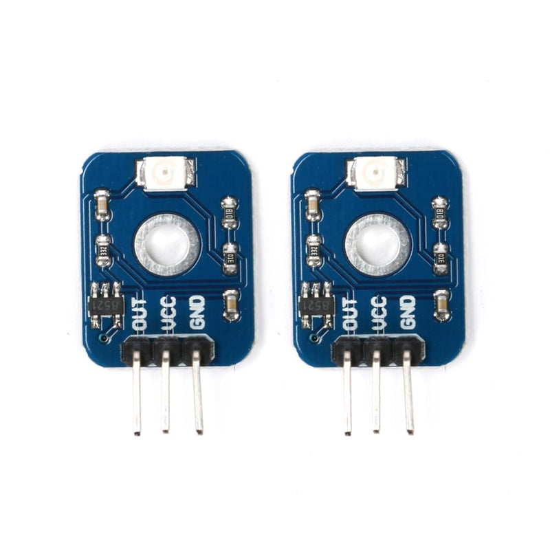 [Australia - AusPower] - 2PCS 3.3V-5V UV Inspection Sensor Module Detection 200-370nm Light UV Intensity Sensor Detection Ultraviolet Light Board for Arduino 