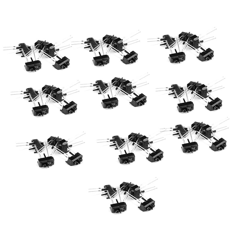 [Australia - AusPower] - 50PCS TCRT5000L TCRT5000 IR Reflective Photoelectric Sensors Infrared Reflective Optical Sensor Transistor Output Infrared 950mm 5V 3A for Tracking Car 