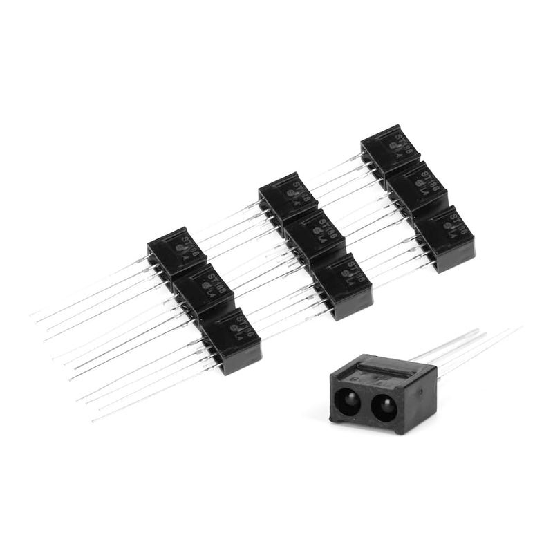[Australia - AusPower] - 10PCS ST188 Reflection Infrared Photoelectric Sensor Photoelectric Switch Optical Sensor ST188 Slot PCB Photo Interrupter Slotted 
