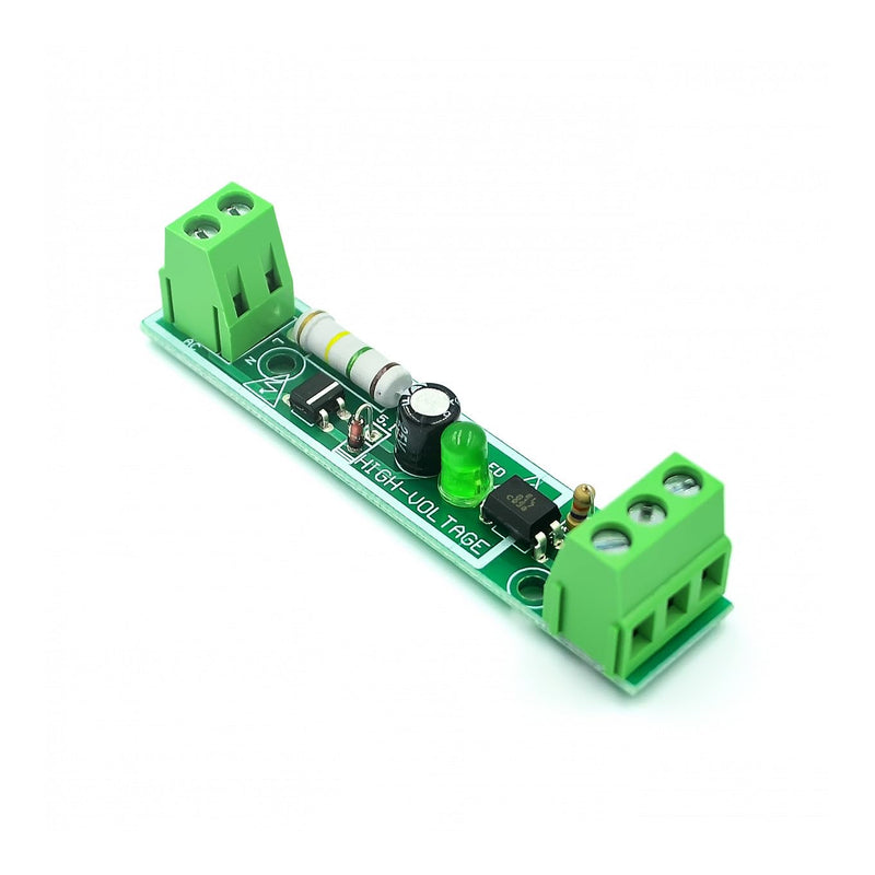 [Australia - AusPower] - HiLetgo AC 220V Optocoupler Module AC Optocoupler Alternating Current Detect Module 3-5V or PLC 24V Level Power for PLC MCU(1 Channel) 1CH 