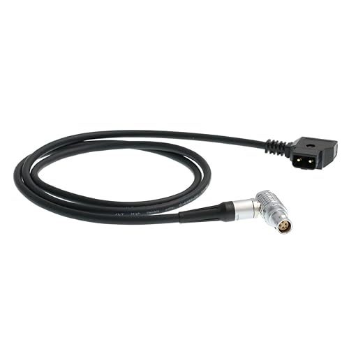 Power Cable for RED Komodo-X V-Raptor Epic/Scarlet Dragon DSMC2 Camera, D-tap Right Angle Female 6 Pin 20" 20"/50cm