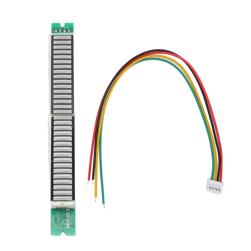 [Australia - AusPower] - Upgrade 32-Bit Sound Indicator Music Spectrum Meter Audio Display Visualizer, Adjustable, Dual Mode 