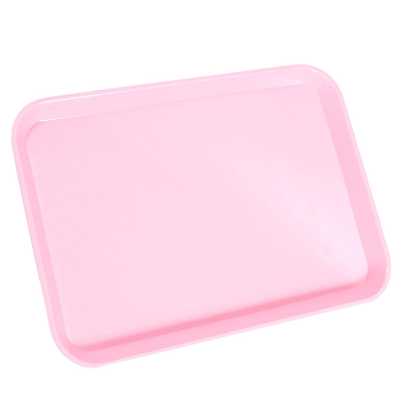 [Australia - AusPower] - 1Pcs Autoclavable Dental Procedure Tray Lockable Set up Flat Trays Size B (Ritter),Plastic Instrument B-Lok Flat Trays, 13.25 x 9.75X 0.875 Inches (1, Candy Pink) 1 