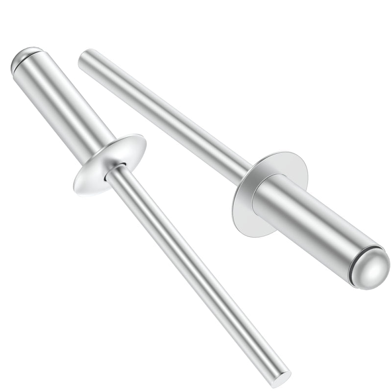 [Australia - AusPower] - (65Pcs) 1/4" x1/2" Aluminum Blind Rivets, 6.3 x 12mm Pop Rivets,Rivets for Metal,Silver-(VG10113) 1/4" x 1/2"(65pcs) Silver 