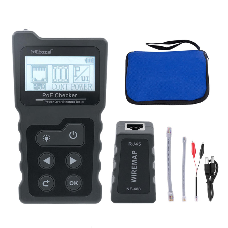 [Australia - AusPower] - Mcbazel Network Cable Tester, Ethernet Cable POE Tester for CAT5e/CAT6/CAT6a,for Tracker Underground Line Finder for Home Repair 