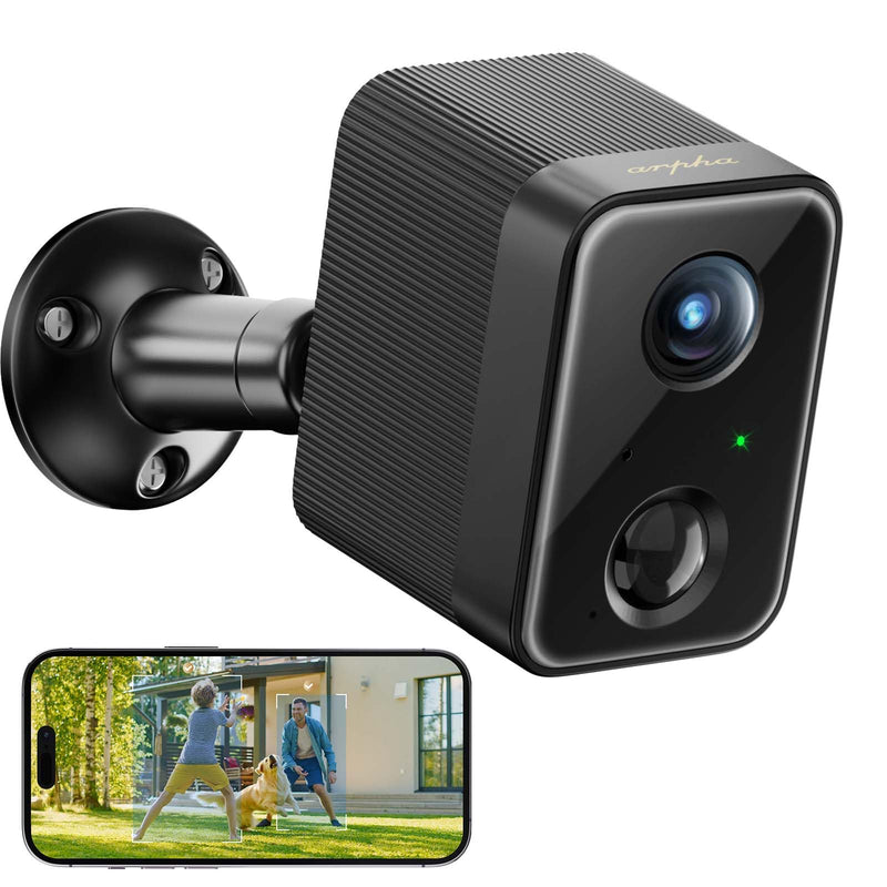 [Australia - AusPower] - ARPHA Security Camera Wireless Outdoor, 1080P Wireless Cameras for Home Security, Battery Powered Wi-Fi Cameras with 160 Battery Life, IP66 Waterproof, Night Version 2 Way Talk, Siren Sound Alarm 