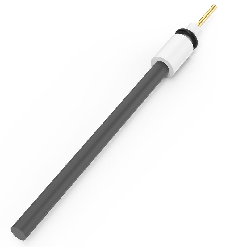 [Australia - AusPower] - Graphite Rod Electrode, 99.95% Purity Graphite Electrode Cathode Working Electrode with PTFE Adapter for Electrolytic Cell, 6 mm Diameter, 90 mm Length 6 x 90 mm 