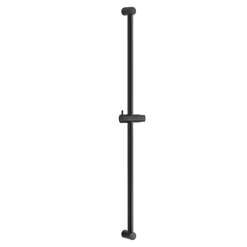OFFO Shower Slide Bar 33 in Segmental Slide Bar Adjustable Installation Distance 20-32 in with 360° Adjustable Handheld Shower Head Holder for Bathroom, Screw Wall Mounted, Matte Black