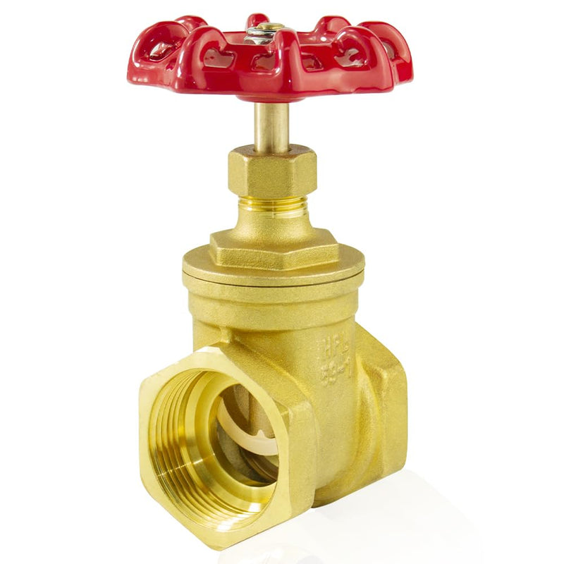 [Australia - AusPower] - WiseWater Brass Gate Valve,1 1/4" BSPP Rotating Sluice Valve Two-way Flow Manual Rotary Sluice Valve for Mechanical Equipment,HVAC and Industrial Plumbing Systems (DN32) 1/4"-BSPP 