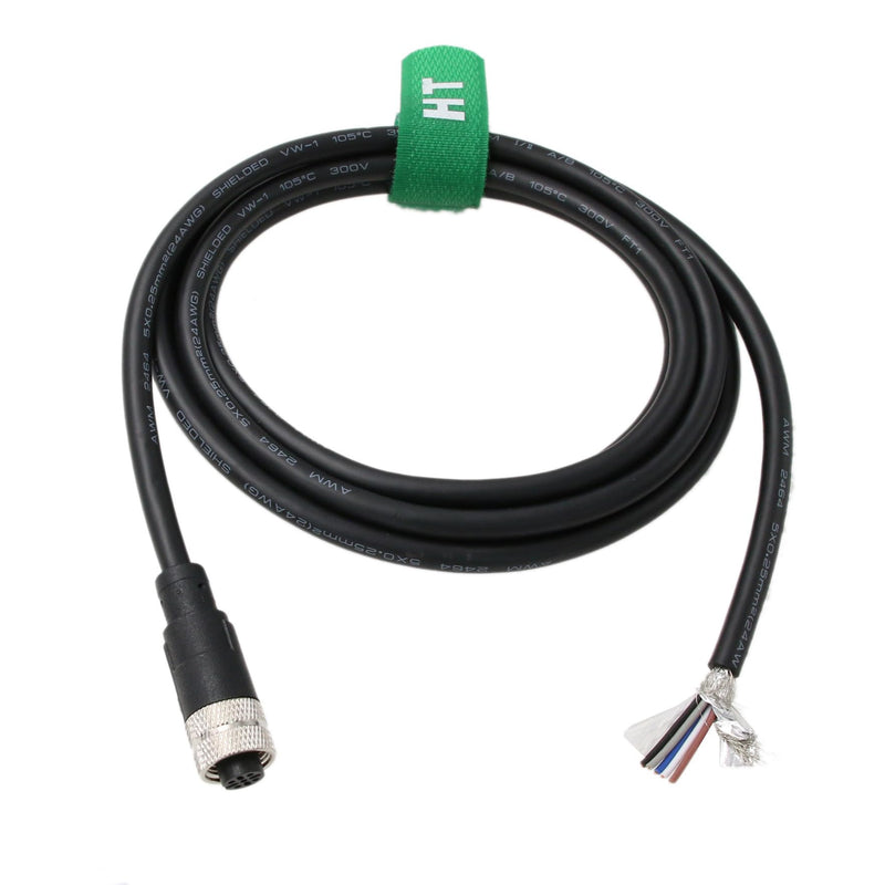 [Australia - AusPower] - M12 A-Coded 5 pin Female Actuator Sensor Electrical Cable to Open for Industrial Control Automation, Network, CANopen, IO Link, Profibus 3m 5 pin female to open 