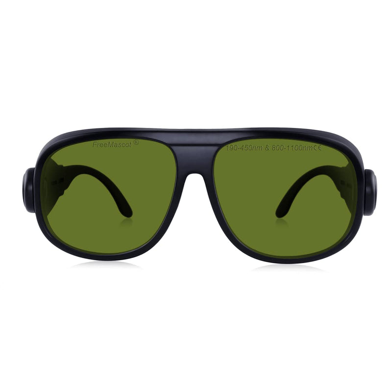 FreeMascot Professional OD 8+ 190nm-450nm / 800nm-1100nm Wavelength Laser Safety Glasses Style 1b