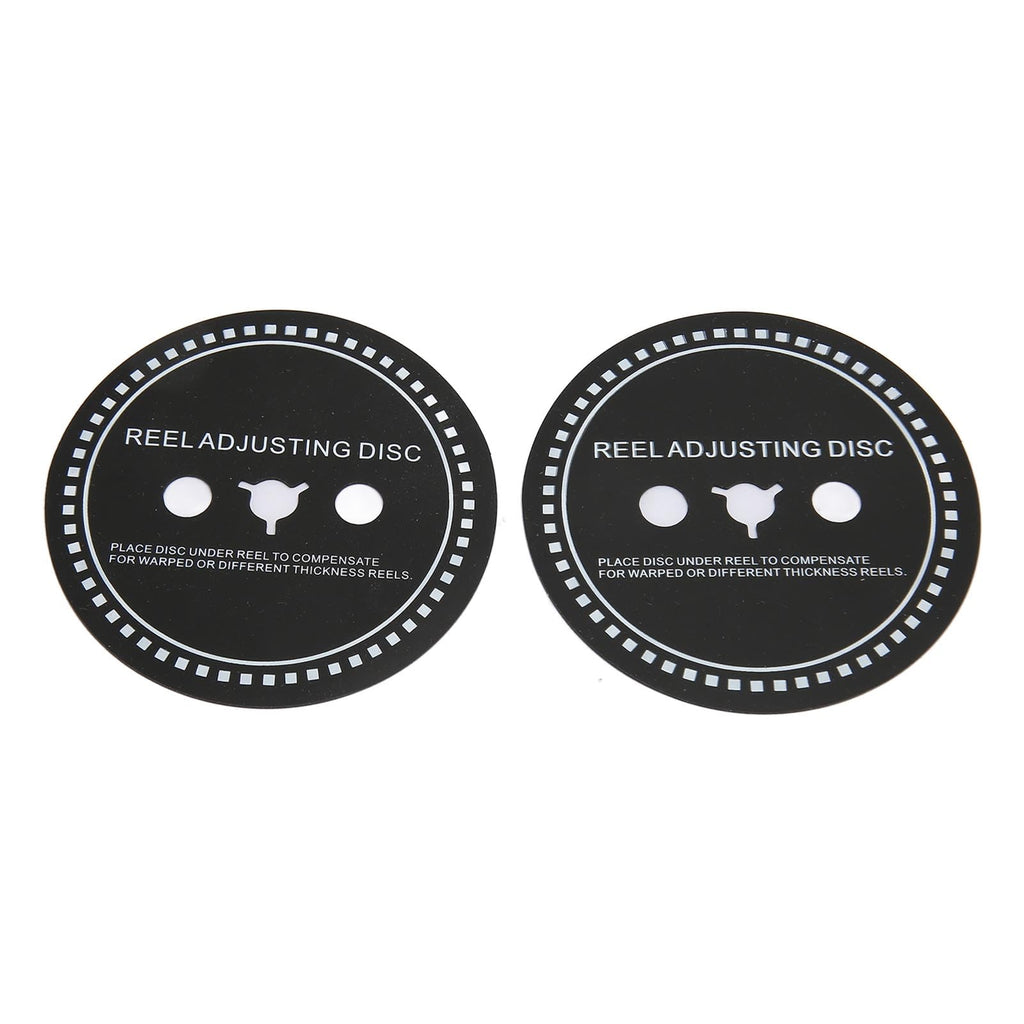 [Australia - AusPower] - 2PCS Nab HUB Adapter Spacer, Silicone Reel Adjusting Disc for Reel to Reel Tape Recorder, Black, Easy to Install and Remove (0.8mm) 0.8mm 