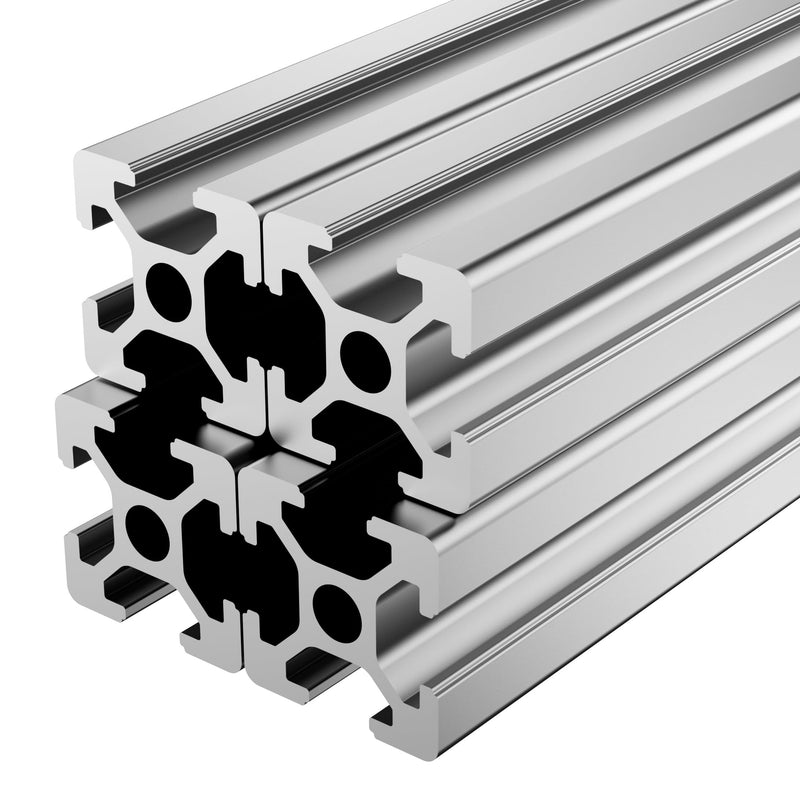 [Australia - AusPower] - 4pcs 300mm T Slot 2020 Aluminum Extrusion European Standard Anodized Linear Rail for 3D Printer Parts and CNC DIY Silver(11.8inch) 4pcs 300mm 