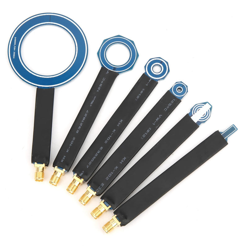 6-Piece Magnetic Near Field Probe H Field Probe Set EMI SMA PCB Line Radiation Male Test Antenna Tester 1.6 mm / 0.1 Inch