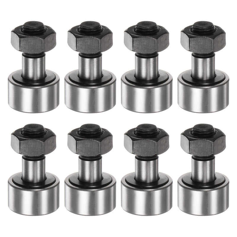 [Australia - AusPower] - 8pcs CF22 Cam Follower KR22 Needle Roller Bearing M10x1.25mm Male Thread 10mm Roller Diameter Stud Type 12mm Roller Width Miniature Track Roller Bearings CF10/KR22 8 