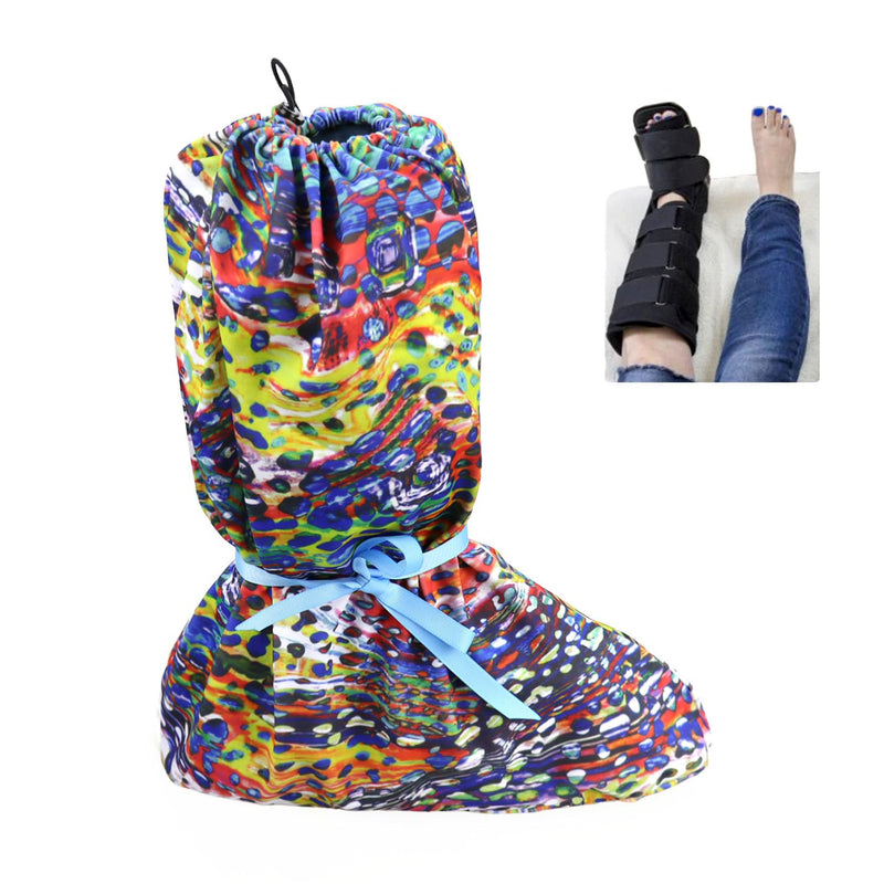 [Australia - AusPower] - rainbowstar Walking Boot Cover for Bed Medical Walking Boots Bedtime Covers for Medical Brace Orthopedic and Fracture Cast Keep Sheets Clean 
