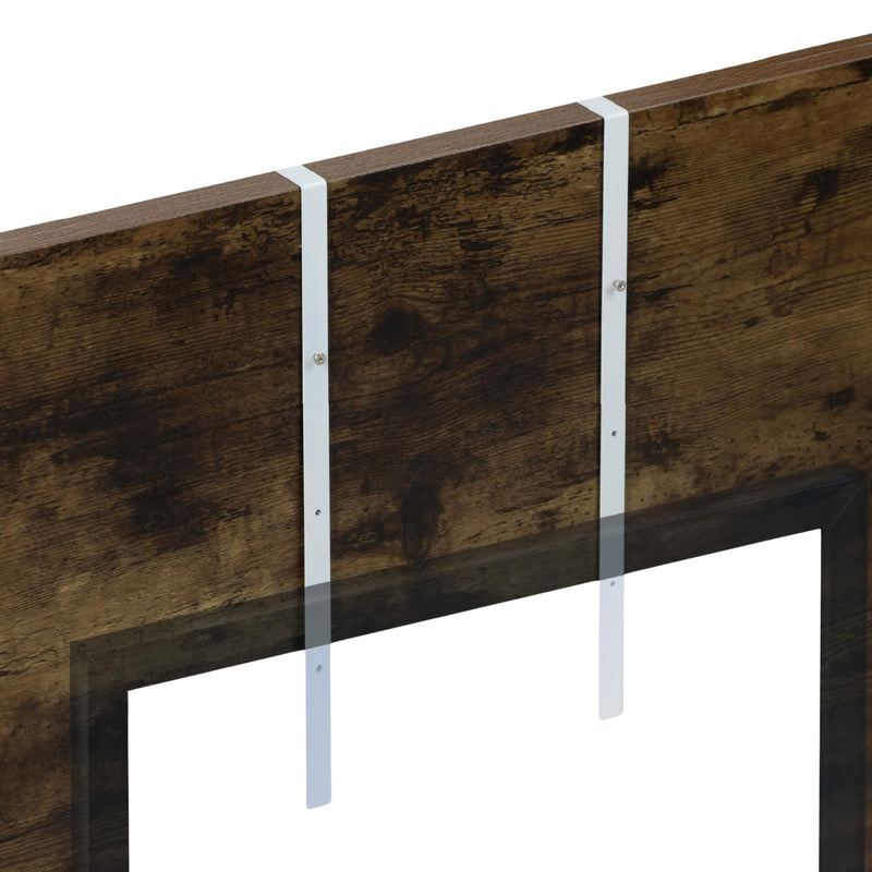 [Australia - AusPower] - Over-The-Door Mirror Hanger (Patent Pending) : Adjustable 14.5-inch Door Mirror Hanger Set w Protective Lining | Over The Door Mirror Hooks Perfect Height &Fit- 2 Mirror Brackets Set 1.5'' Door Depth 