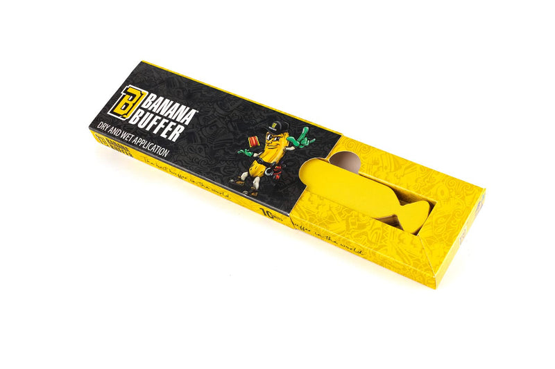 [Australia - AusPower] - Banana Buffer - for Wet or Dry Vinyl/PPF Applications - 10 Pack 