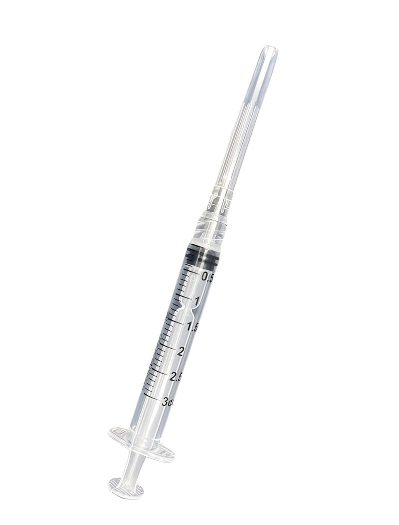 [Australia - AusPower] - 3ml 3cc Luer Lock Syringe with Needle (Box of 100), 22Gx1", Individually Packaged 22x1 