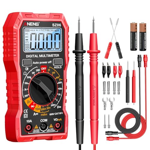ANENG digital multimeter tester with AC/DC voltage, DC current, and auto voltmeter functions