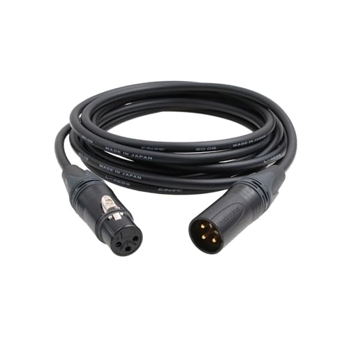 24V XLR 3 Pin Male Female Power Supply Extension Cable for Block Battery to ARRI RED Canon Sony Camera 2m XLR 3-pin male to XLR 3-pin female