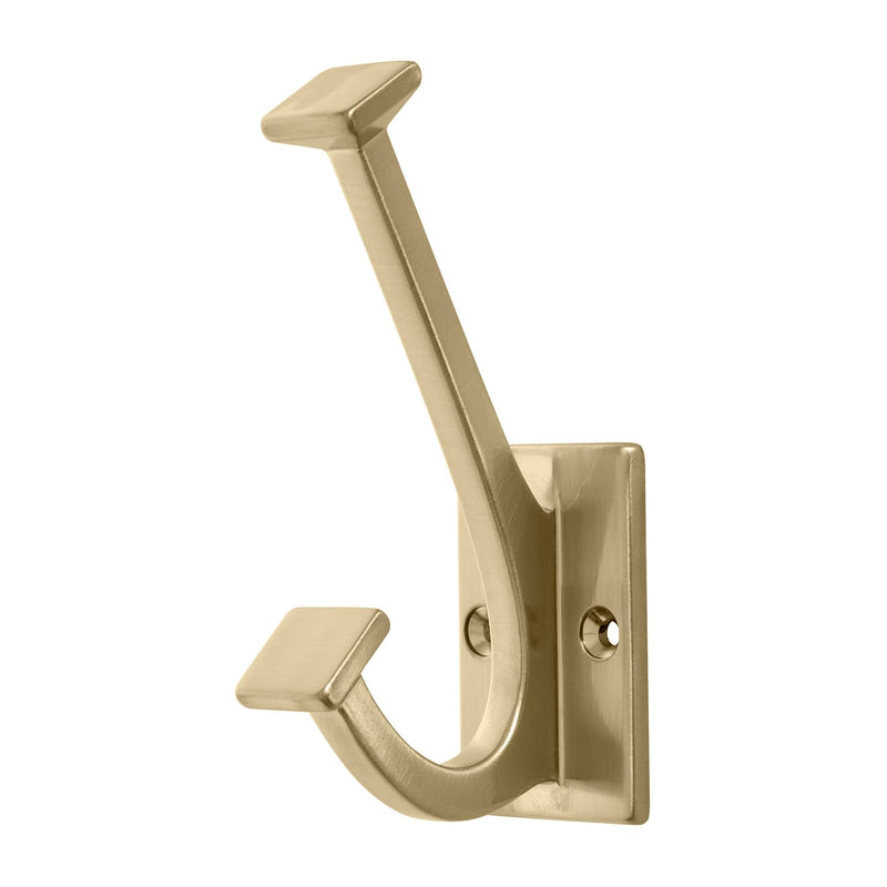 [Australia - AusPower] - Skylight Collection Coat & Hat Hook 4-7/8 Inch Long Elusive Golden Nickel Finish 