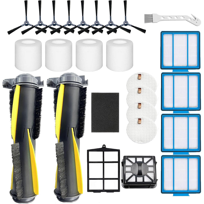 [Australia - AusPower] - Accessories Kit for Shark IQ R101AE (RV1001AE) IQ R101 (RV1001) AV911S EZ AV1010AE IQ Robot Vacuum Cleaner Replacement Parts Pack of Main Brush, Filters, Side Brushes 
