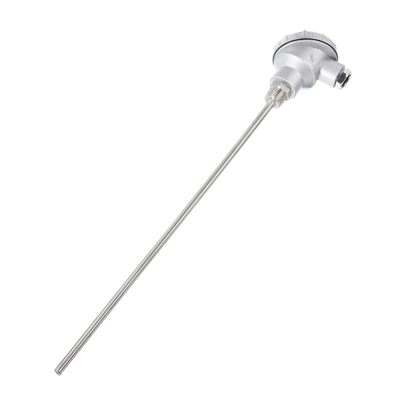 [Australia - AusPower] - MECCANIXITY PT100 1/2" NPT RTD Thermocouple Stainless Steel Temperature Sensor Probe Terminal Head -50 to 420C, 8x400mm 