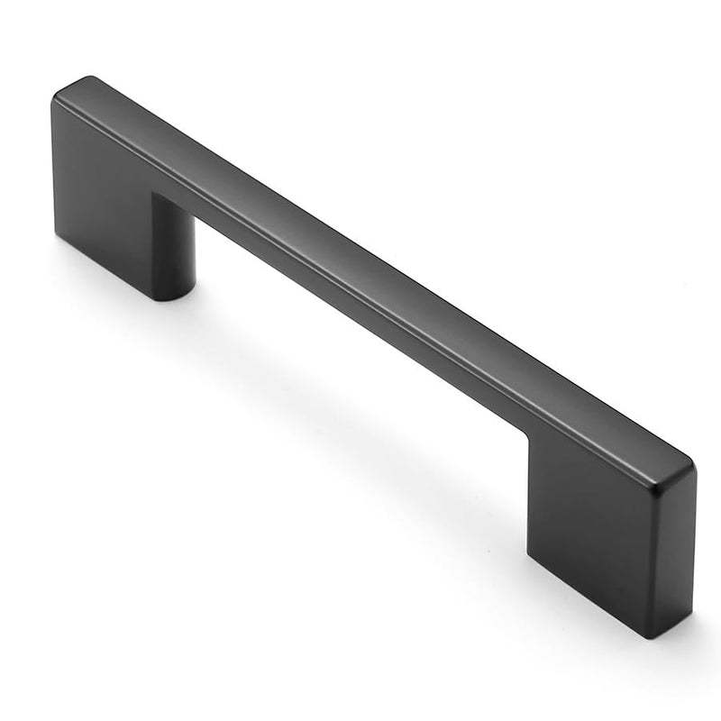 [Australia - AusPower] - Dazzleeta 10 Pack Matte Black Cabinet Pulls 5 inch Kitchen Drawer Handles for Dresser and Cupboard Door 5"(128mm) 