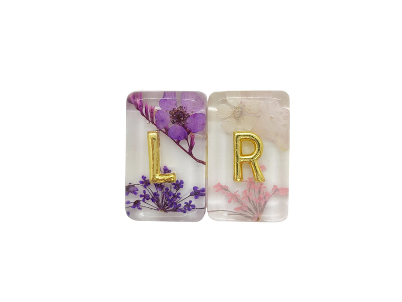 [Australia - AusPower] - ASVP Shop X-Ray Markers Flower Resin with Lead Letters - includes Adhesive Strips Your X-Ray Markers - Extra Strength - Reusable & Washable 