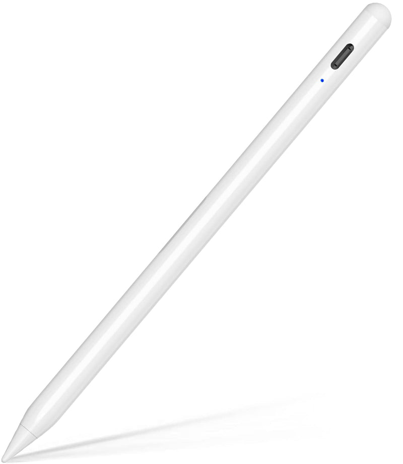 [Australia - AusPower] - Wireless Charging Pencil 2nd Generation, Pencil for iPad 2nd Generation Stylus Pen for iPad Pro with Palm Rejection Tilt Sensitivity, Pen for ipad Compatible with iPad/Mini/Air/Pro 11"&12.9",White White 