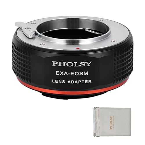 PHOLSY Lens Mount Adapter Compatible with Exakta Lens and Canon EF-M Camera Exakta to EOS M