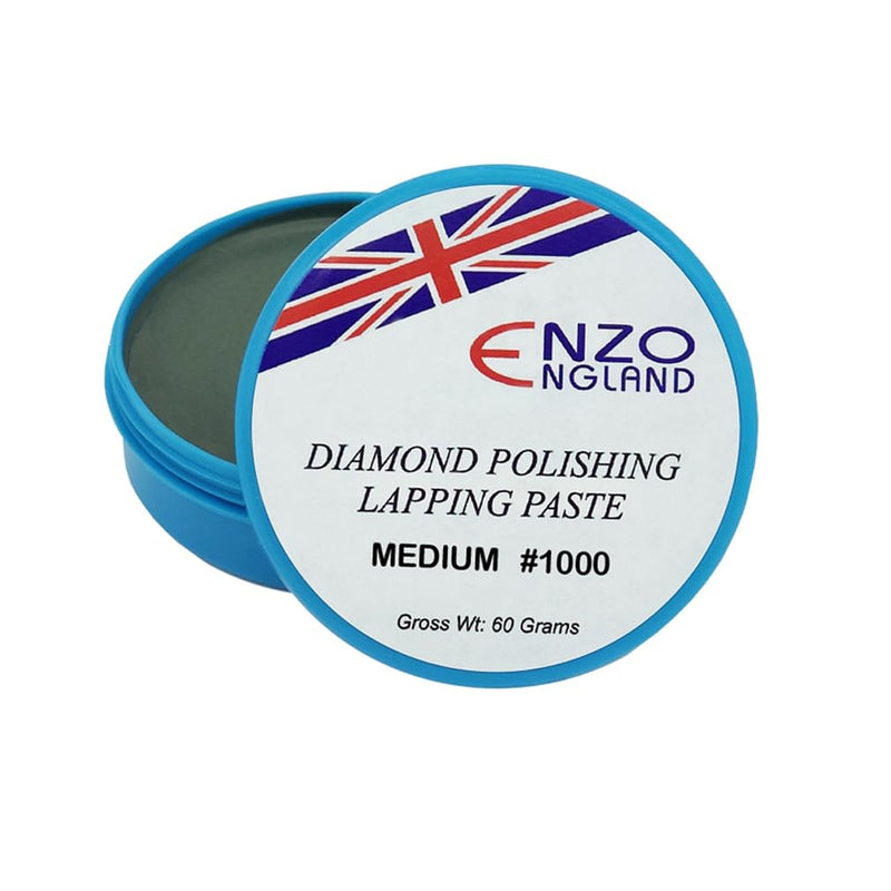 [Australia - AusPower] - Diamond Lapping Stropping Sharpening Honing Polishing Buffing Cutting Abrasive Compound Paste For Razor Knife Tools Sharp Edge Cutting Blade (1000# MEDIUM) 1000# MEDIUM 