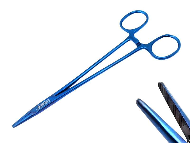 [Australia - AusPower] - Mayo Hegar Needle Holder Surgical Needle Driver Clamp Forceps with Tungsten Carbide Inserts by ARTMAN (7 inches) 7 inches 