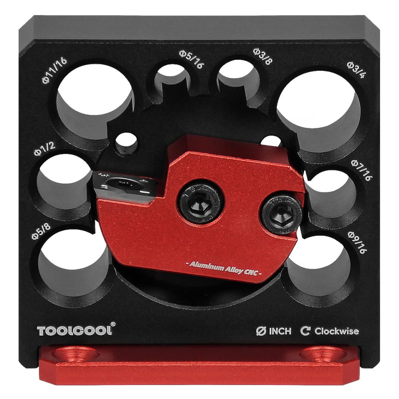 [Australia - AusPower] - Toolcool Electric Drill Carbide Inserts Dowel Maker High Speed Cutter Plate (Imperial 8 Holes) Imperial 