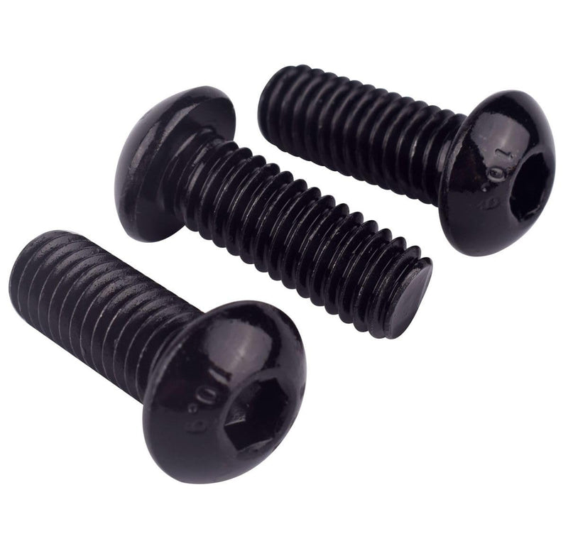 [Australia - AusPower] - 30PCS #10-24 x 1/2" Button Head Socket Cap Screws Bolts, Allen Hex Drive, Black Oxide Alloy Steel 10.9 Grade, UNC Machine Fully Thread #10-24 x 1/2" (30PCS) 