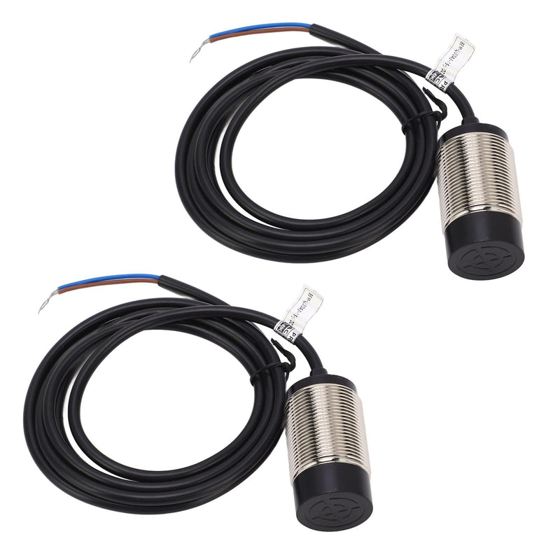 [Australia - AusPower] - Proximity Switch, 30mm Diameter 2 Set Proximity Switch Inductive AC NC Normally Closed 2 Wire Cylinder Sensor Anti Interference LED, Inductive body sensor inductor switch inductive switch 