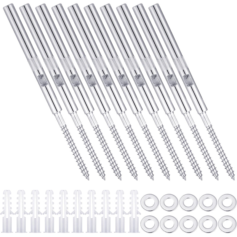 10 Pcs Floating Shelf Invisible Bracket Floating Shelf Supports Metal Blind Wall Mounted Support Hidden Fireplace Mantel Brackets for DIY, Shelving Mounting Hardware Included, 6.5 x 0.39 Inches