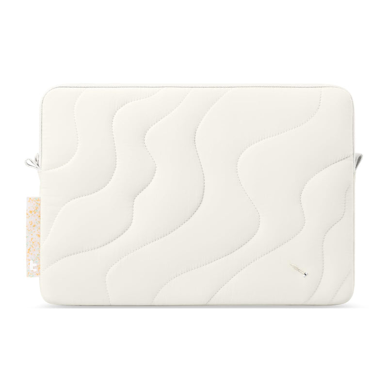 [Australia - AusPower] - tomtoc 360 Protective Puffy Laptop Sleeve for 15-inch MacBook Air M3/A3114 2024, M2/A2941 2023, 15-inch Surface Laptop 6/5/4/3, Quilted Puffer Bag Soft Lightweight Shockproof Laptop Case, Snowberg 15-inch for MacBook Air 