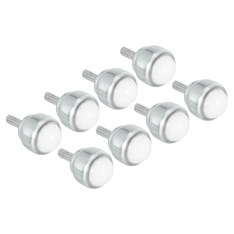 [Australia - AusPower] - PATIKIL Roller Ball Transfer Bearing 1", 8 Pack Load 33lbs Stud Mounted Nylon Ball Rotation Caster Unit for Conveyor Roller Stand Transmission 1" 