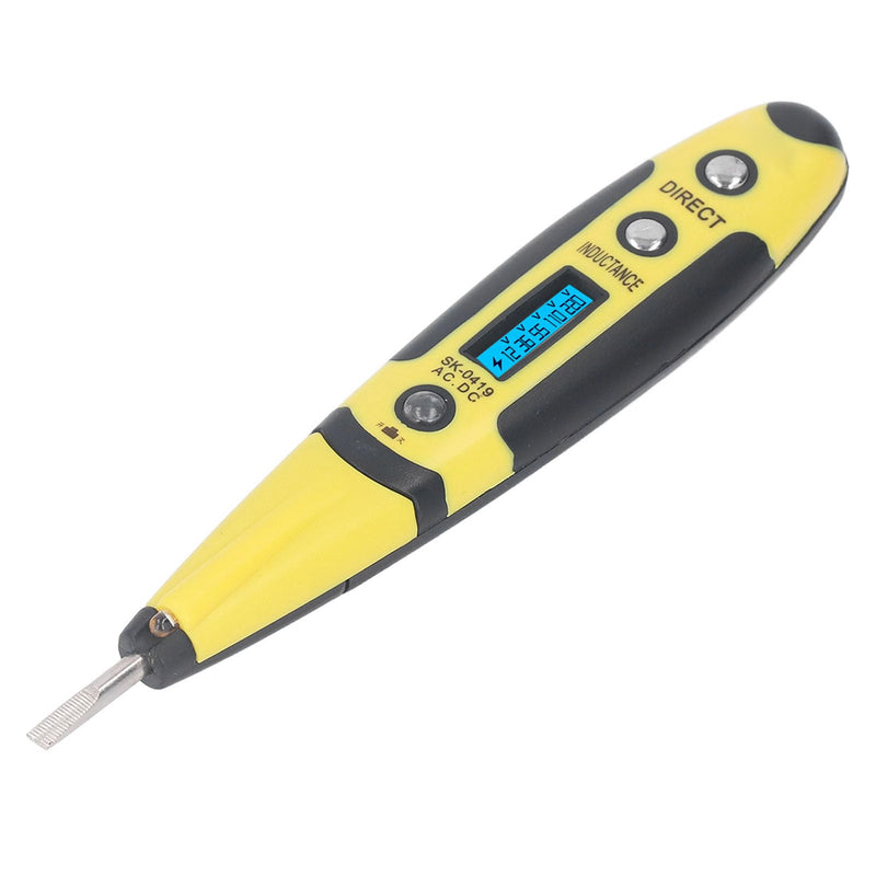 [Australia - AusPower] - 12-250V AC/DC Digital Voltage Detector Pen Volt Tester for Household Appliances Automotive and Industrial Machine Repair 