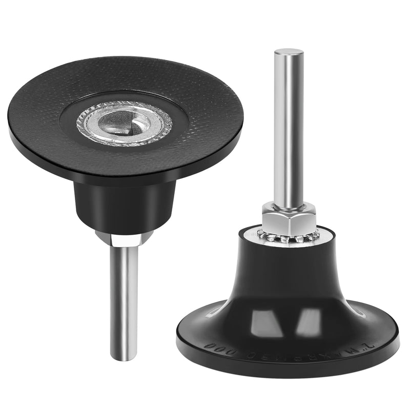 [Australia - AusPower] - 2 Pack 2 inch Die Grinder Sanding Disc and 1/4 Shank, Grinder Holder for Roloc, Quick Change Disc Holder Accessories Polishing Scrub, and Surface Conditioning Tool 