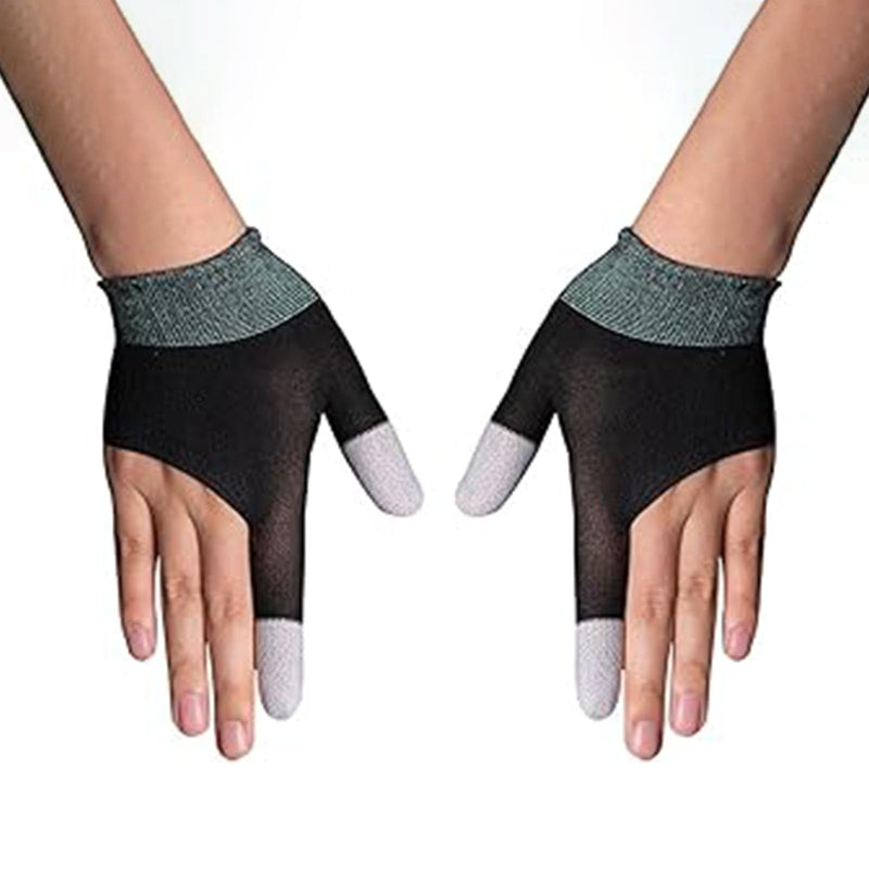 [Australia - AusPower] - Gloves, Ultra-Thin Mobile Gaming Gloves，Anti-Sweat Mobile Finger Sleeve Breathable for High-Ranking Players Mobile Game Streamer 